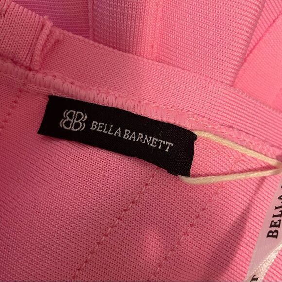 Bella Barnett Pink Bandage Bodycon Dress Sleeveless Size Small NWT - Picture 8 of 9